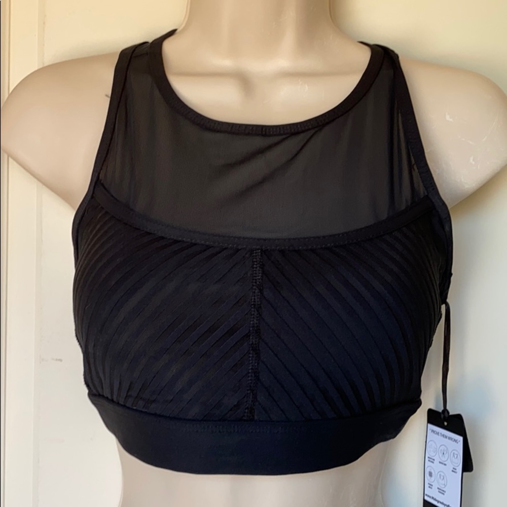 90 degree by Reflex black sports bra S